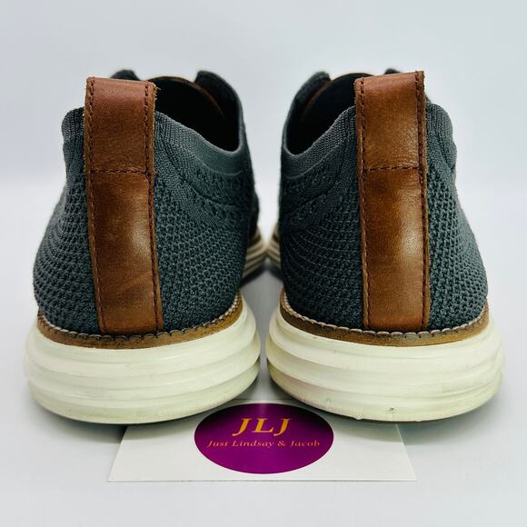 Cole Haan Mens Original Grand Stitchlite Wingtip Oxfords Magnet C27961 Size 11.5 - Picture 6 of 11